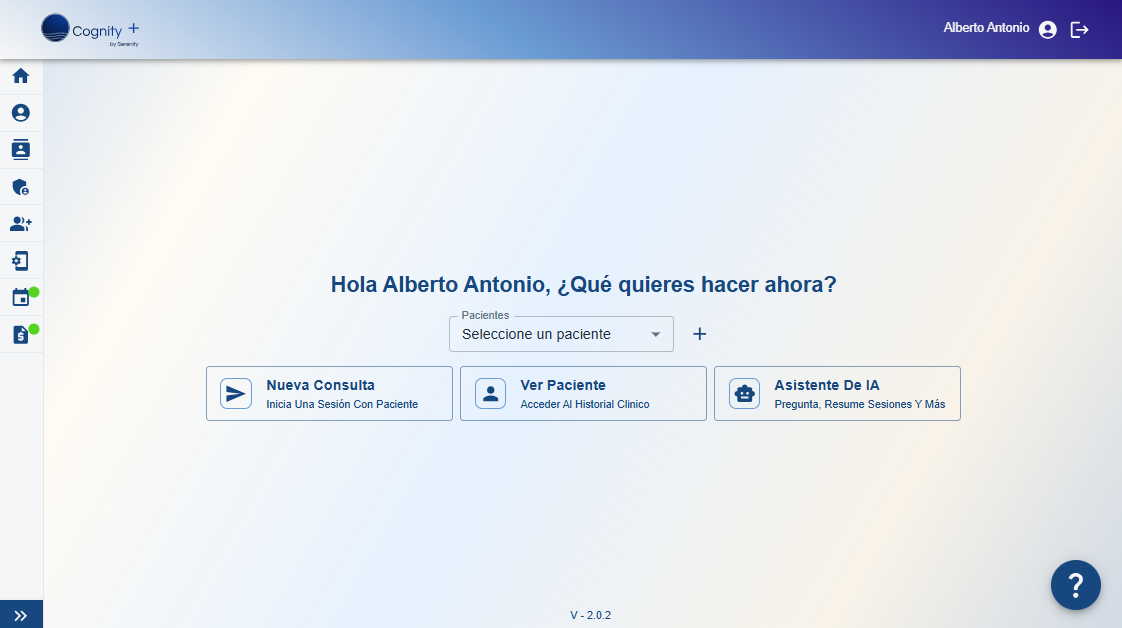 Plataforma para psicólogos con IA